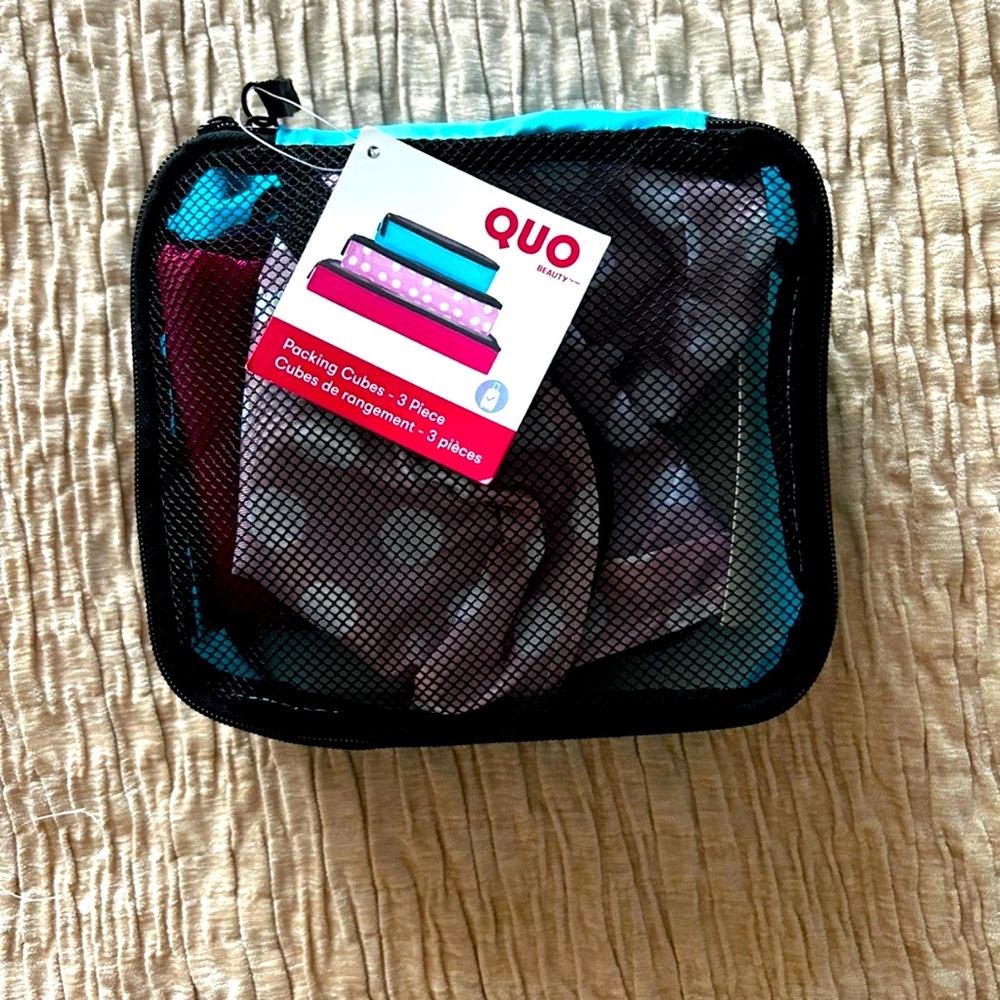 Quo Beauty Packing Cubes - 3 Piece Set